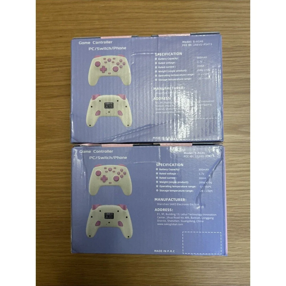 Wireless Switch Controller for Switch Lite OLED - Hall Effect Triggers, Turbo, 2